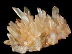 Tangerine Quartz Crystal Cluster - Madagascar #41798-3